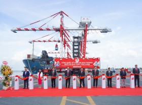 Image: Long An Port holds a special position to connect with Cambodia