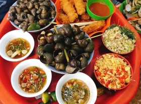 Image: "October Snail, Hanoi People" and the story of the snail - autumn snacks