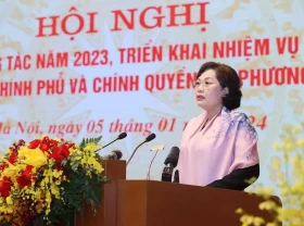 Image: Governor Nguyen Thi Hong: The mass withdrawal incident at SCB Bank had a strong impact