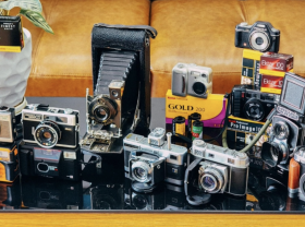 Image: Young people's passion for vintage cameras