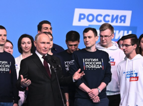 Image: Vladimir Putin Secures Landslide Victory in Russian Presidential Election