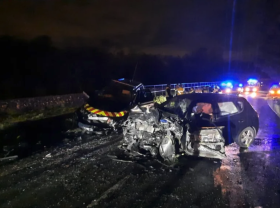 Image: Two Vehicle Crash on Loire Levee in Vouvray, France Leaves One in Critical Condition