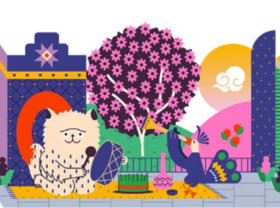 Google's Homepage Featured a Vibrant Nowruz Doodle to Commemorate the Persian New Year