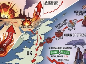 Image: Sainsbury’s warns Iran war could hit shoppers and retailers as costs come back into focus
