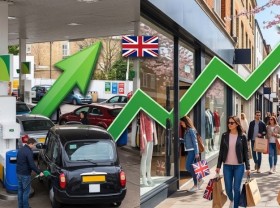 Image: UK retail sales rise in March as shoppers spend more on fuel and clothing
