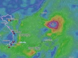 Image: Mekkhala Typhoon Approaches Land, Bringing Widespread Rain