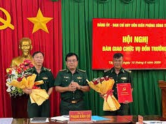 Image: Military Officers Promoted to Lieutenant Colonel in Vietnam