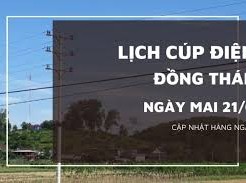 Image: Power Outage Schedule for Vinh Long and Surrounding Areas