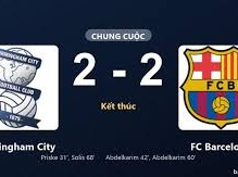 Image: Birmingham City and FC Barcelona Draw 2-2 in Thrilling Match