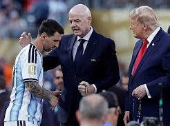 Image: FIFA President Criticized for Congratulating Argentina Team