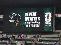Image: Mexico vs England: Teams Delayed by Storm Ahead of World Cup Match