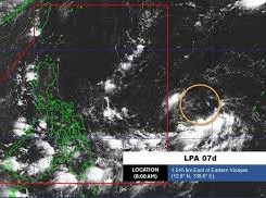 Image: New Low Pressure System Forms Near the East Sea, Potential to Strengthen into a Storm