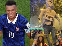 Image: Paraguayan Fans Burn Kylian Mbappé Effigy After World Cup Loss
