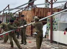 Image: Pregnant Woman Injured by Tornado in Cà Mau