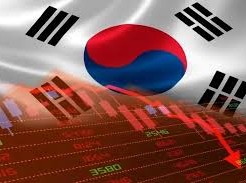 Image: South Korea's Stock Market Faces Turmoil After World Cup Exit