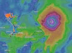 Image: Super Typhoon Ba Vi Affects East Sea with Strong Winds