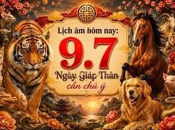 Image: Today's Lunar Calendar: Caution Advised on July 9