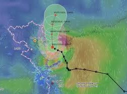 Image: Typhoon No. 1 Brings Heavy Rain and Strong Winds to Northeast Vietnam