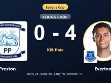 Image: Everton Dominates Preston with 4-0 Victory in League Cup