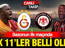 Image: Galatasaray Faces Çorum FK in Süper Lig Opener