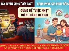 Image: Hải Phòng Police Warns of Human Trafficking Scams Posing as Job Offers