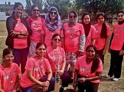 Image: Historic Women's Interfaith Cricket Match Held in Bradford