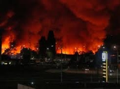 Image: Kyiv Under Missile Attack as Ukraine Targets Russian Satellite Network