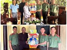 Image: Local Police Celebrate Vu Lan Festival with Buddhist Community