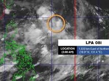Image: Low Pressure System Expected to Strengthen in 24 Hours