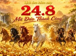 Image: Lucky Day: August 24 Marks Canh Ngo According to Lunar Calendar