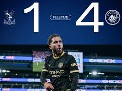 Image: Man City Triumphs Over Crystal Palace 4-1 in Premier League