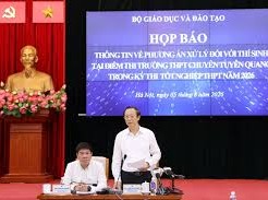 Image: Ministry of Education Holds Press Conference on Exam Irregularities in Tuyen Quang