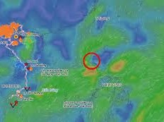 Image: New Low Pressure System Approaches East Sea, May Strengthen into Typhoon