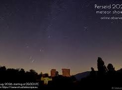 Image: Perseid Meteor Shower 2026: Live Online Observation