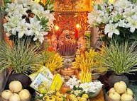 Image: Ritual Offerings on the First Day of the Seventh Lunar Month