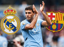 Image: Rodri's Uncertain Future: Choices Between Man City, Real Madrid, and Barcelona
