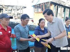 Image: Support Provided to Fishermen After Boat Fire
