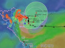 Image: Tropical Storm Narra Forecast: Path and Impact Areas