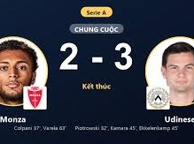 Image: Udinese Triumphs Over Monza in Thrilling 3-2 Match