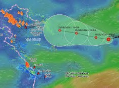 Image: Update on Tropical Depression in the East Sea