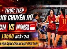 Image: Vietnamese Women's Volleyball Team Loses to Indonesia After Leading 2 Sets