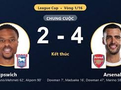 Image: Arsenal Advances in League Cup with 4-2 Victory over Ipswich