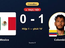 Image: Colombia Takes Early Lead Against Mexico in Friendly Match