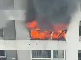 Image: Fire Breaks Out in Apartment Building in Hanoi