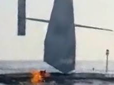 Image: Iran Claims Destruction of US Drone Boat in Hormuz