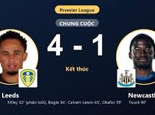 Image: Leeds Thrashes Newcastle 4-1 in Premier League Clash