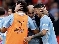Image: Man City Coach Criticizes Bruno Fernandes for Red Card Incident