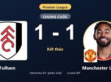 Image: Manchester United Draws with Fulham, Remains in 13th Place