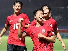 Image: South Korea U-23 Team Dominates Qatar with Eom Ji Sung's Hat-Trick