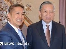 Image: Tô Lâm Meets U.S. Navy Secretary Hùng Cao in New York